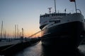 Boat at sunrise