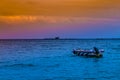 Boat and Sunset