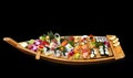 A boat of sushi