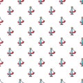 Boat swing pattern seamless