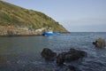 Boat taking visitors to the Island of Skomer Royalty Free Stock Photo