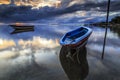 Boat at Tanjung aru beach, Labuan. Malaysia 19 Royalty Free Stock Photo