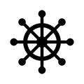 Boat timon isolated icon