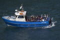 Boat to Skomer Island in Pembrokeshire, Wales Royalty Free Stock Photo