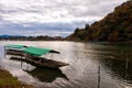 boat and Togetsukyo bridge, Arashiyama