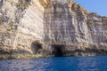 Boat tour at Azure Window, Malta, Gozo Royalty Free Stock Photo