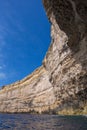 Boat tour at Azure Window, Malta, Gozo Royalty Free Stock Photo