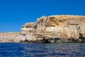 Boat tour at Azure Window, Malta, Gozo Royalty Free Stock Photo