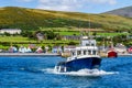 Boat tour leaving Dingle harbour for Fungie Dolphin watching