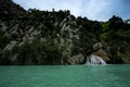 Boat tour in the Verdon Gorge Royalty Free Stock Photo