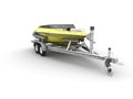 Boat and trailer