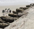 Boat Trailer on the beach