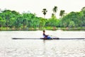 Boat training at dhakuria lake, Kolkata,IN.