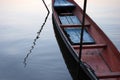 Boat in tranquil river