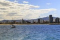 Boat trip along the beaches of modern Barcelona