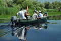 Boat trip in the Danube delta, Romania