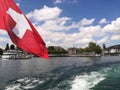 Boat trip experience in the sunny city of Zurich