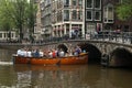 Boat trip on the historic canals of Amsterdam