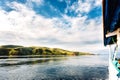 Boat trip to the islands of Komodo National Park in East Nusa Tenggara, Indonesia. Royalty Free Stock Photo