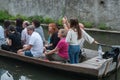 Boat trip tourism on water at little Venise quarter