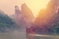 Boat trips on Baofeng Lake scenery in Zhangjiajie China