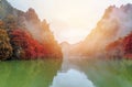 Boat trips on Baofeng Lake scenery in Zhangjiajie China