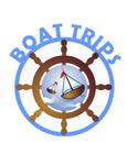 Boat trips - label