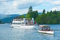 Boat trips on Lake Windermere Royalty Free Stock Photo
