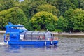 Boat trips on the Moscow river, Gorky Park - Russia, Moscow, 08 02 2019