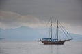 Boat in Turunc Bay