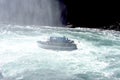 Boat under Niagara Falls Royalty Free Stock Photo
