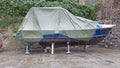 Boat Under Tarp