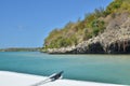 Boat View Barbados coast beaches and rocks beautiful caribbean lagoon Royalty Free Stock Photo