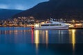 Boat view in tromso fjord Royalty Free Stock Photo