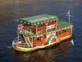 Boat on Vltava river, Prague