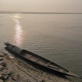 The boat is waiting for Sirajganj Enayetpur to leave the ghat again.