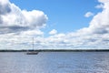 Boat on water, Quebec, Canada Royalty Free Stock Photo