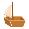 boat wood toy Royalty Free Stock Photo