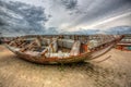 Boat wreck Royalty Free Stock Photo