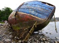 Boat wreckage Royalty Free Stock Photo