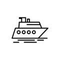Boat yacht transport linear design