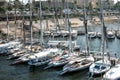 Boat yard on luxor Royalty Free Stock Photo