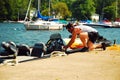 A Boater Prepares his Vessel