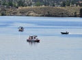 Boaters enjoy a day on the lake