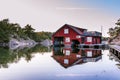 Boathouse on Harstena in Sweden