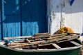 Boathouse. Klima, Milos. Cyclades islands. Greece Royalty Free Stock Photo