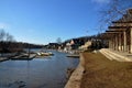 Boathouse Row, Fairmount Park, Philadelphia Royalty Free Stock Photo