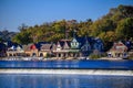 Boathouse Row Royalty Free Stock Photo