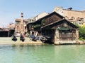 Boathouse in Venice Italy