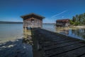 Boathouses at the Kochelsee